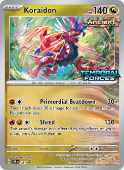 Koraidon - pokemon TCG Card