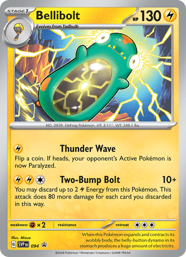 Bellibolt - Pokémon TCG Card