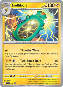 Bellibolt - pokemon TCG Card