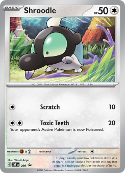 Shroodle - pokemon TCG Card