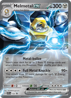 Melmetal ex - pokemon TCG Card