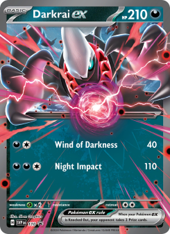 Darkrai ex - pokemon TCG Card