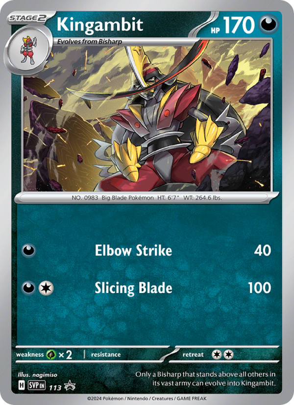 Kingambit - Pokémon TCG Card