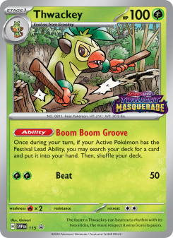 Thwackey - pokemon TCG Card