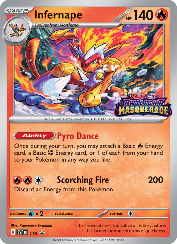 Infernape - Pokémon TCG Card