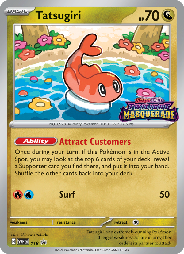 Tatsugiri - Pokémon TCG Card