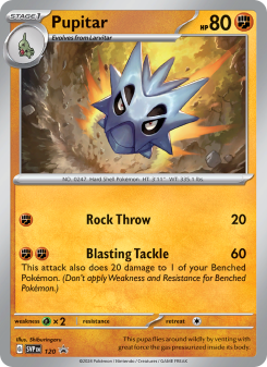 Pupitar - pokemon TCG Card