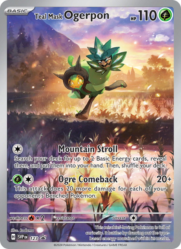 Teal Mask Ogerpon - Pokémon TCG Card