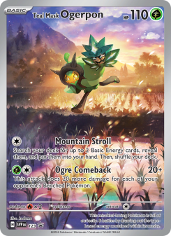 Teal Mask Ogerpon - pokemon TCG Card