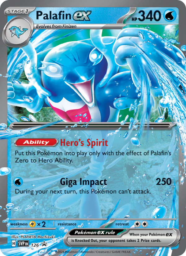 Palafin ex - Pokémon TCG Card