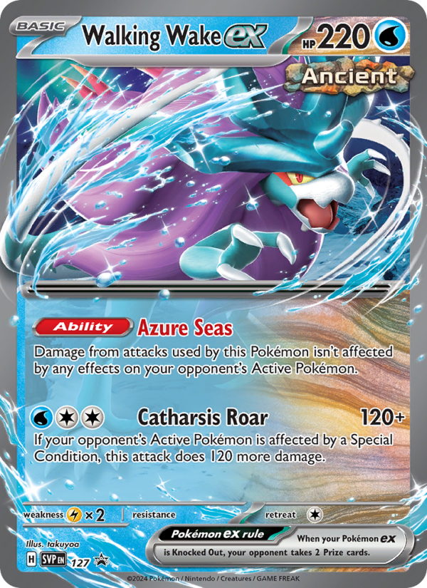 Walking Wake ex - Pokémon TCG Card