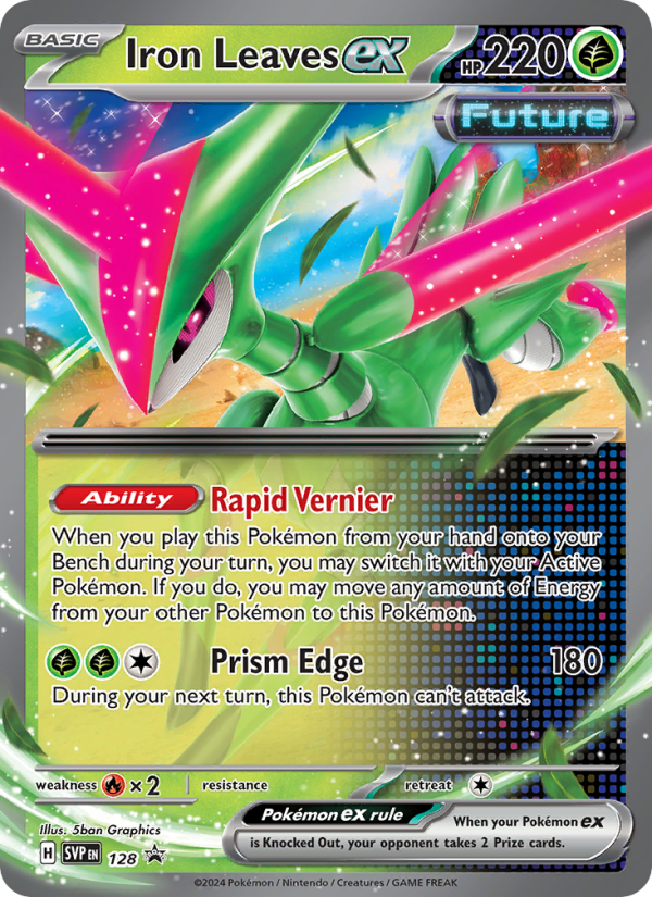 Iron Leaves ex - Pokémon TCG Card