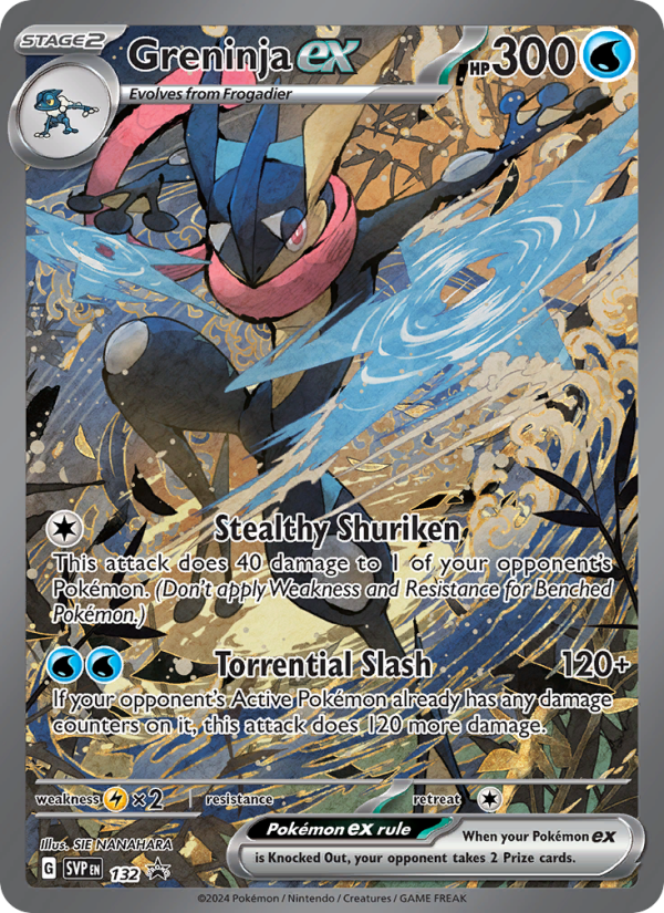 Greninja ex - Pokémon TCG Card
