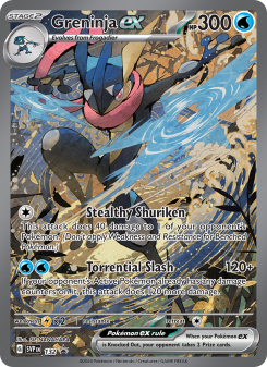 Greninja ex - pokemon TCG Card