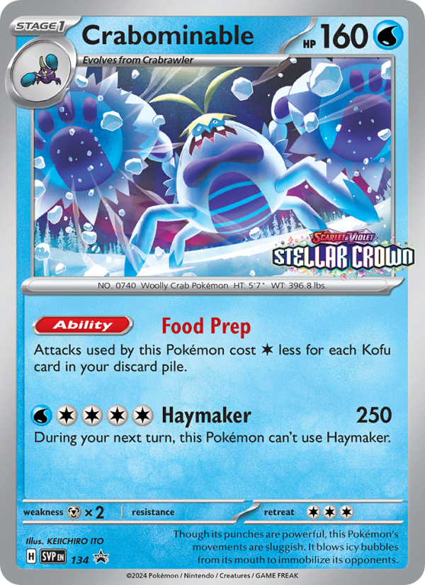 Crabominable - Pokémon TCG Card