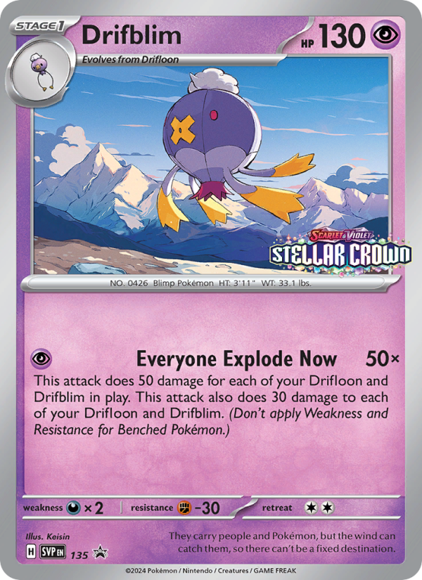 Drifblim - Pokémon TCG Card