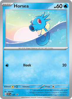 Horsea - pokemon TCG Card