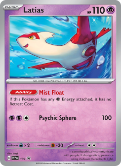 Latias - pokemon TCG Card