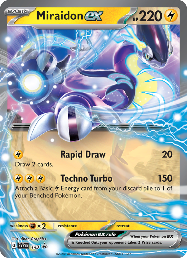 Miraidon ex - Pokémon TCG Card