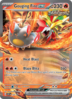 Gouging Fire ex - pokemon TCG Card