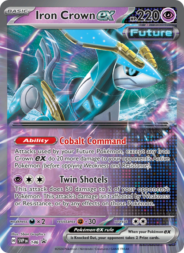 Iron Crown ex - Pokémon TCG Card