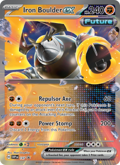 Iron Boulder ex - pokemon TCG Card