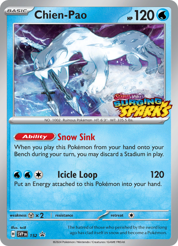 Chien-Pao - Pokémon TCG Card