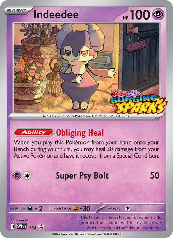 Indeedee - Pokémon TCG Card