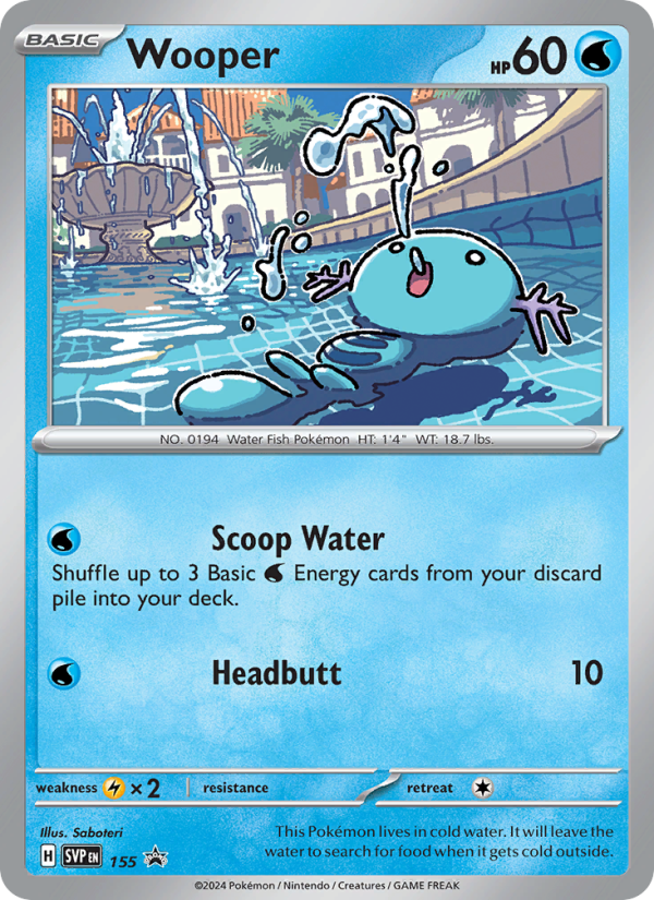 Wooper - Pokémon TCG Card