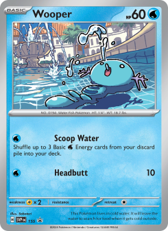 Wooper - pokemon TCG Card
