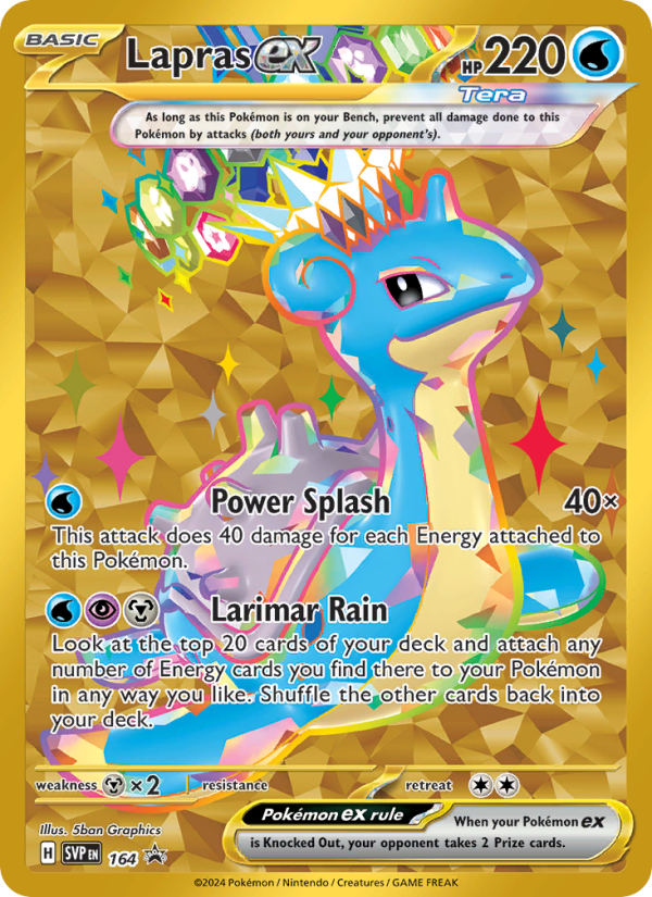Lapras ex - Pokémon TCG Card