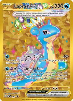 Lapras ex - pokemon TCG Card