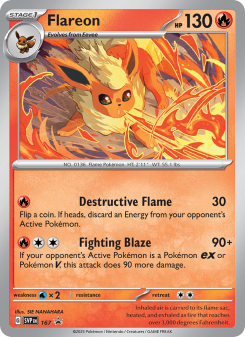 Flareon - pokemon TCG Card