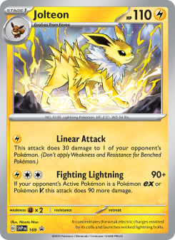 Jolteon - pokemon TCG Card