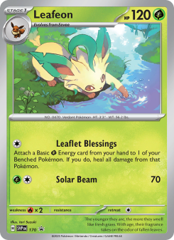 Leafeon - pokemon TCG Card