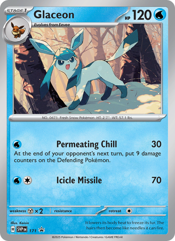 Glaceon - Pokémon TCG Card