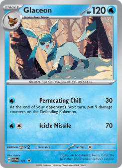 Glaceon - pokemon TCG Card