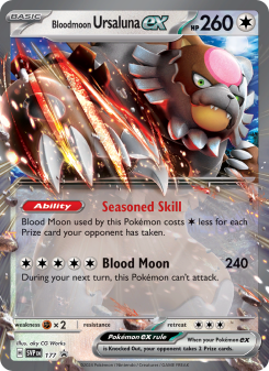Bloodmoon Ursaluna ex - pokemon TCG Card