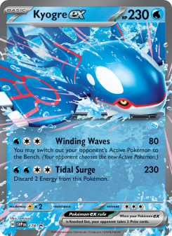 Kyogre ex - pokemon TCG Card