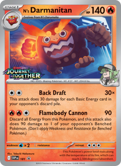 N's Darmanitan - pokemon TCG Card