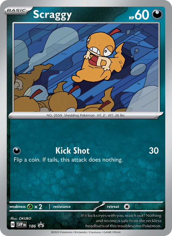Scraggy - Pokémon TCG Card