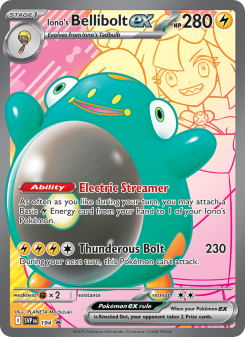 Iono's Bellibolt ex - pokemon TCG Card