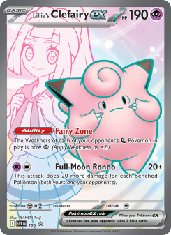 Lillie's Clefairy ex - pokemon TCG Card