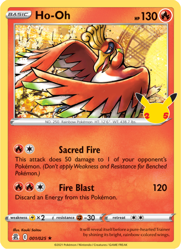 Ho-Oh - Pokémon TCG Card