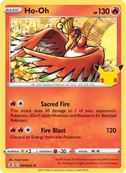 Ho-Oh - pokemon TCG Card