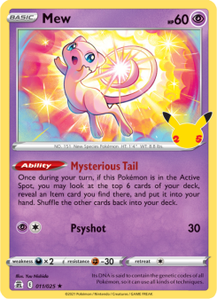 Mew - pokemon TCG Card