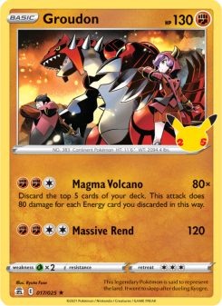 Groudon - pokemon TCG Card