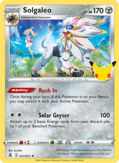 Solgaleo - pokemon TCG Card