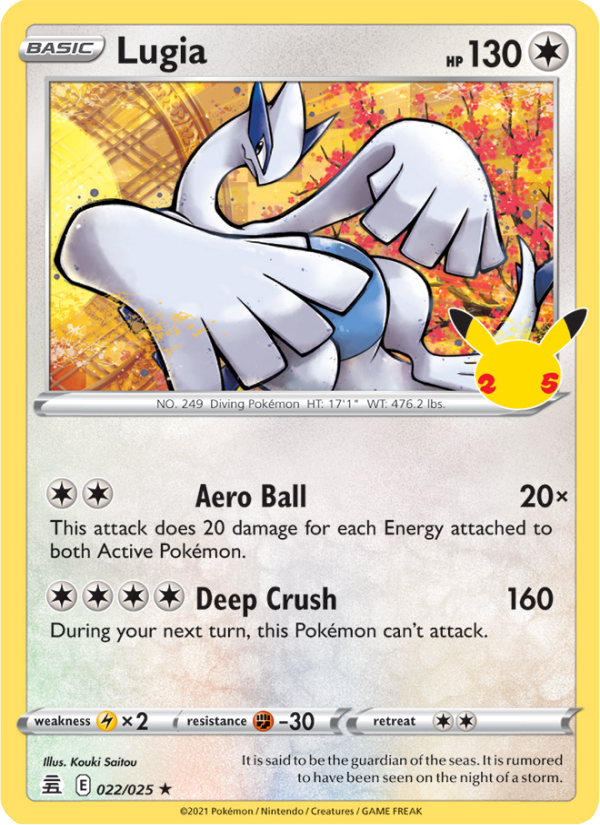 Lugia - Pokémon TCG Card