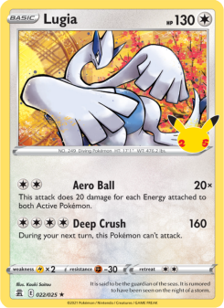Lugia - pokemon TCG Card